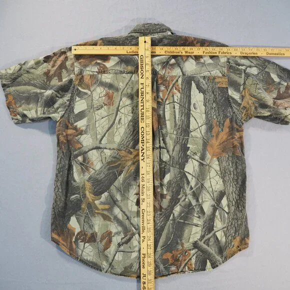 Vintage Supreme Winchester Shirt Mens Large Brown Realtree Hardwoods Camo Hunt - Picture 5 of 9